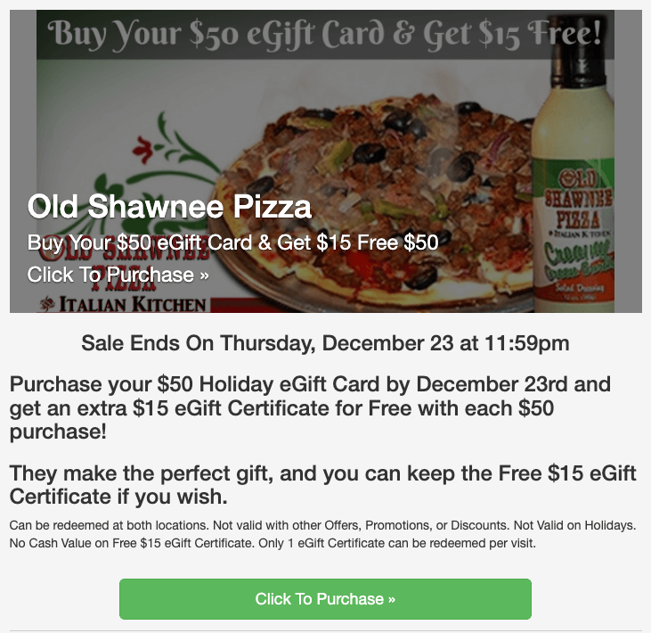 Order Online Old Shawnee Pizza